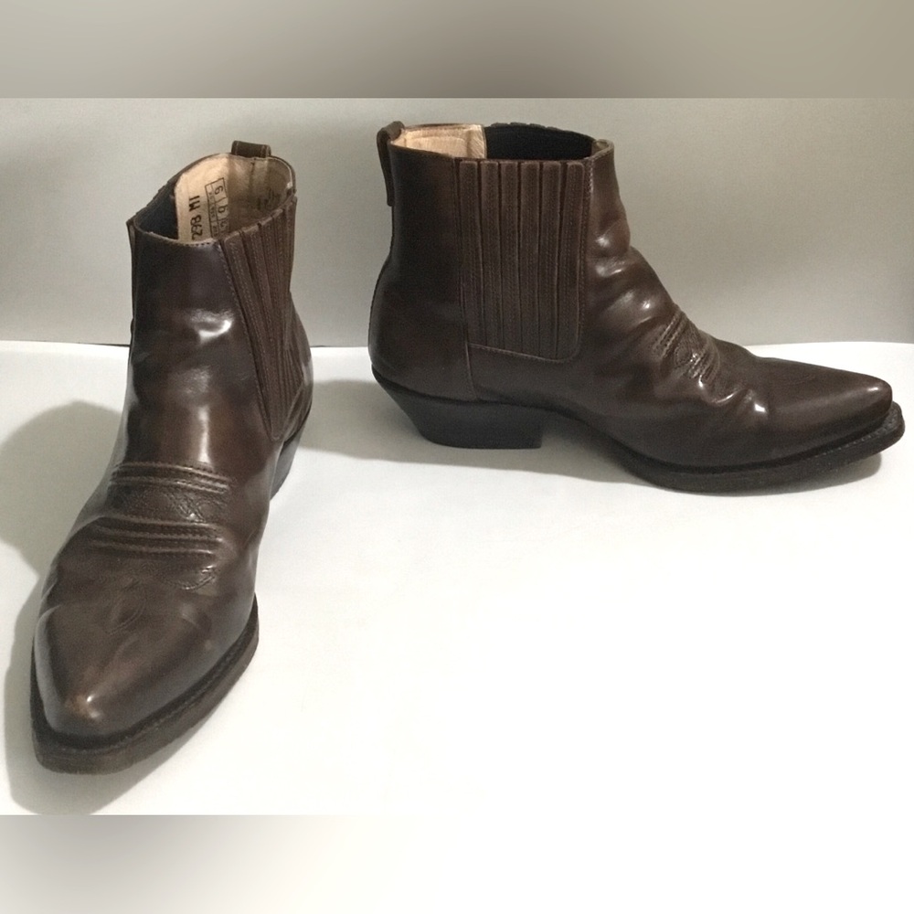 Vintage Mens The Leather Ranch Cowboy Boots